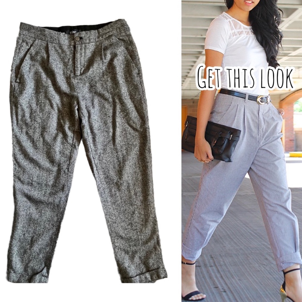 ‼️sold‼️ICONE HIGH WAISTED TROUSERS WITH PLEATS